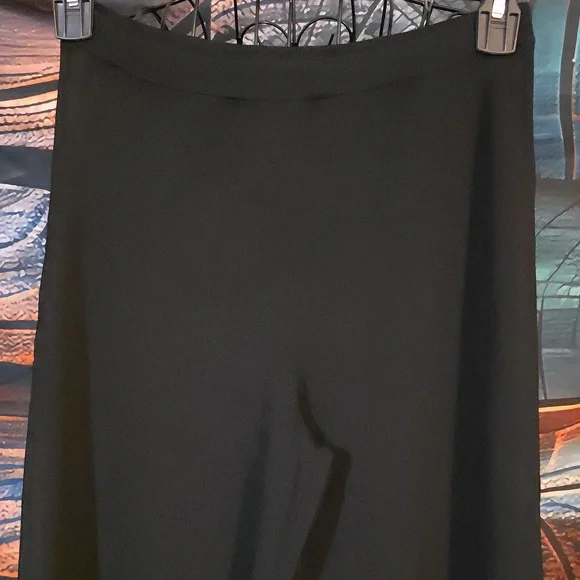 Chico's Elegant Black Woven Dress Pants Womens Size 0 (W492) - Picture 2 of 6